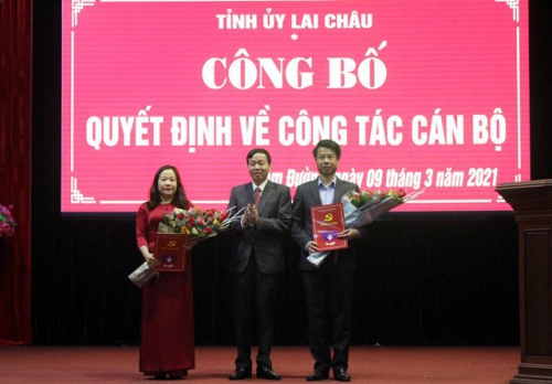 Công bố các quyết định của Ban Thường vụ Tỉnh ủy về công tác cán bộ
