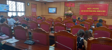 Hội nghị Báo cáo viên trực tuyến tháng 3/2021