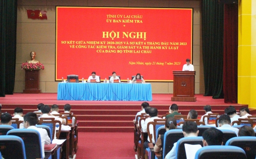 Nửa đầu nhiệm kỳ Đại hội XIV Đảng bộ tỉnh, Ủy ban Kiểm tra Tỉnh ủy và ủy ban kiểm tra các cấp tham mưu Tỉnh ủy và cấp ủy các cấp triển khai hiệu quả nhiệm vụ kiểm tra, giám sát